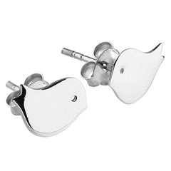 view all Sterling Silver Love Birds Stud Earrings body jewellery