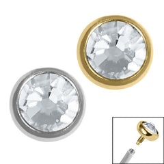 view all Titanium Jewelled Disk for Internal Thread shafts in 1.2mm body jewellery