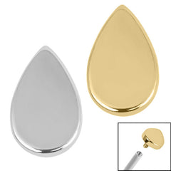 view all Titanium Teardrop for Internal Thread shafts in 1.2mm body jewellery