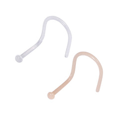 view all Bioflex Half-Ball Nose Stud Retainer (Hide it) body jewellery