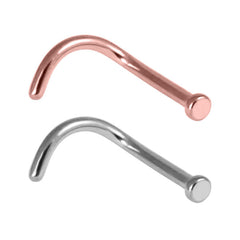 view all Steel Disk Nose Stud body jewellery