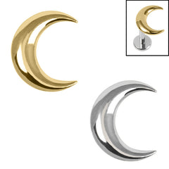 view all Titanium Eclipse Moon for Internal Thread Shafts in 1.2mm body jewellery