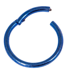 view all Titanium Hinged Segment Ring (Clicker) 0.8mm and 1.0mm Gauge body jewellery