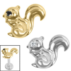 view all Titanium Internal Jewelled Mr Nuts Top body jewellery