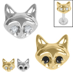 view all Titanium Internal Jewelled Vixen Top body jewellery