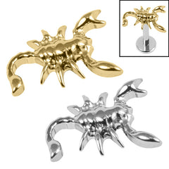 view all Titanium Internal Scorpion Top body jewellery