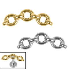 view all Titanium Internal Solid Cable Chain Top body jewellery