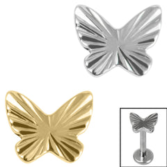 view all Titanium Skipper Butterfly for Internal Thread shafts in 1.2mm body jewellery