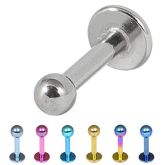 view all Titanium Labrets 1.6mm body jewellery