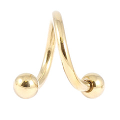 Zircon Steel Spirals (Gold colour PVD)
