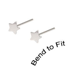 view all Silver Studs - Mixed Silver Star Nose Studs body jewellery