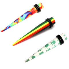 view all Multipacks - Acrylic Groovy Stretchers body jewellery