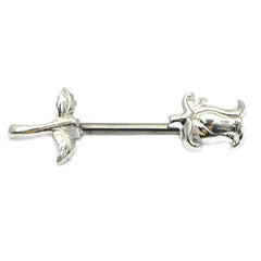 view all Rose Nipple Bar body jewellery