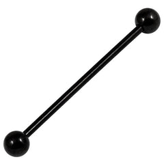 view all Black Steel Industrial Scaffold Barbell 1.6mm 30-40mm body jewellery