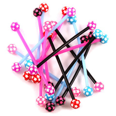 view all Bioflex Industrial Scaffold Barbells - Multi-Star body jewellery