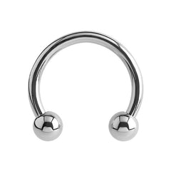 view all Titanium Circular Barbells (CBB) (Horseshoes) 1.0mm Gauge body jewellery
