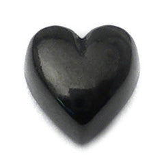 view all Black Steel Threaded Attachment - Heart 1.2mm body jewellery