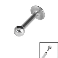 view all Titanium Internally Threaded Labrets 1.2mm body jewellery