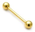 Gold Plated Steel Barbells
