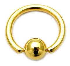 22ct Gold Plated Steel (PVD) Steel BCRs