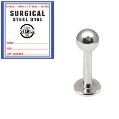 view all Sterile Steel Labrets body jewellery