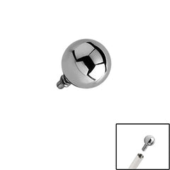 view all Titanium Ball for Internal Thread shafts in 1.2mm body jewellery
