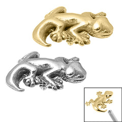 view all Steel Gecko for Internal Thread shafts in 1.2mm body jewellery