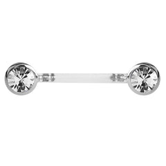 Bioflex Push-fit Double Jewelled Nipple Bars