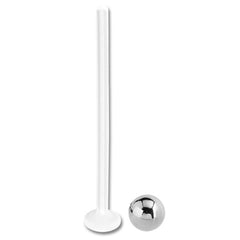 view all Bioflex Labrets with Titanium Balls (Formerly PTFE) body jewellery