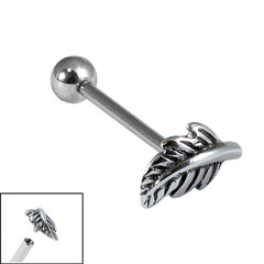 Titanium Internally Threaded Micro Barbells 1.2mm - Feather