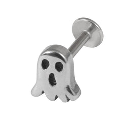 view all Steel Labret with Ghost Attachment 1.2mm body jewellery