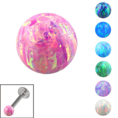 view all Synthetic Opal Threaded Balls 1.2mm body jewellery