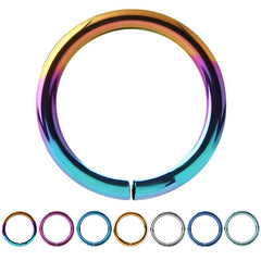 view all Titanium Continuous Twist Rings (Seamless Ring) body jewellery