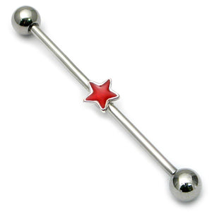Steel Industrial Scaffold Barbell with star shaft IND9