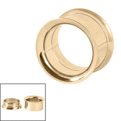 view all Zircon Steel Internal Thread Double Flared Eyelet body jewellery