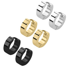 view all Surgical Steel Huggie Ear Clicker Rings (pairs) body jewellery