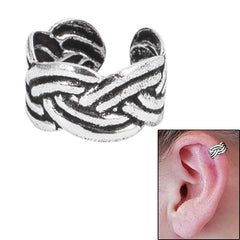925 Sterling Silver Clip On Ear Cuff - Sailors Knot SEC4