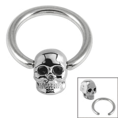 view all Steel BCR with Skull body jewellery