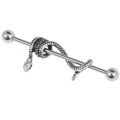 view all Steel Snake Industrial Scaffold Barbell IND49 body jewellery