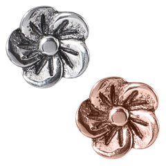 view all Steel Threaded Attachment - 1.2mm Cast Steel Flower body jewellery