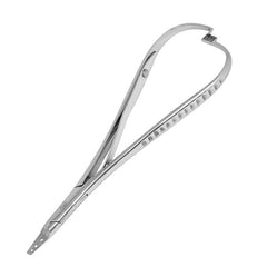 Piercing Tools - Dermal Anchor Holding Forceps - Curved Jaw Blade (Holds Shaft)