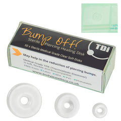 view all Sterile Bump Off Piercing Healing Disk body jewellery