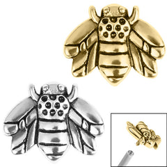 view all Steel Honey Bee for Internal Thread shafts in 1.2mm body jewellery