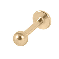 view all Zircon Titanium Labrets (Gold colour) body jewellery