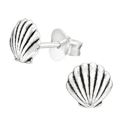 view all Sterling Silver Shell Ear Stud Earrings ES126 body jewellery