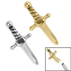 view all Steel Threadless (Bend fit) Mini Dagger body jewellery