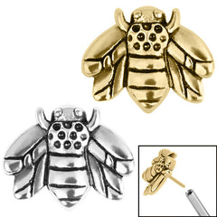 view all Steel Threadless (Bend fit) Steel Honey Bee body jewellery