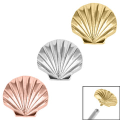 view all Titanium Clam Shell for Internal Thread shafts in 1.2mm body jewellery