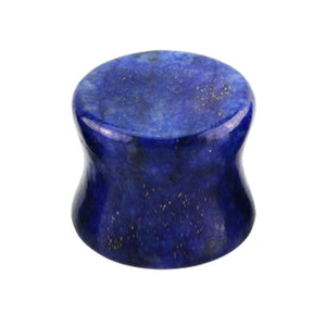 Lapis Lazuli Stone Double Flared Tapered Plug