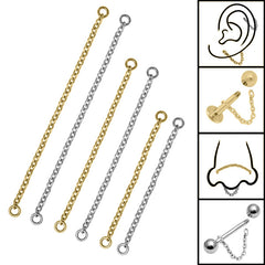view all Steel Piercing Connector Chains body jewellery